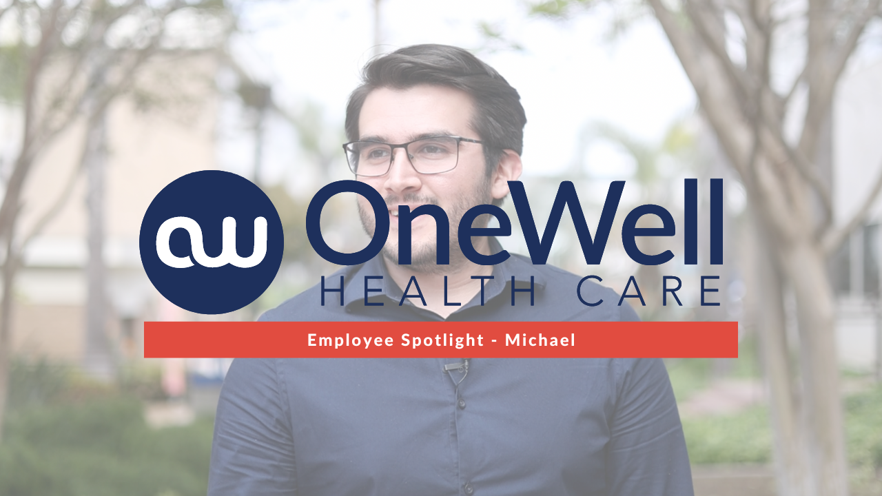 OneWell Video banner for employee spotlight