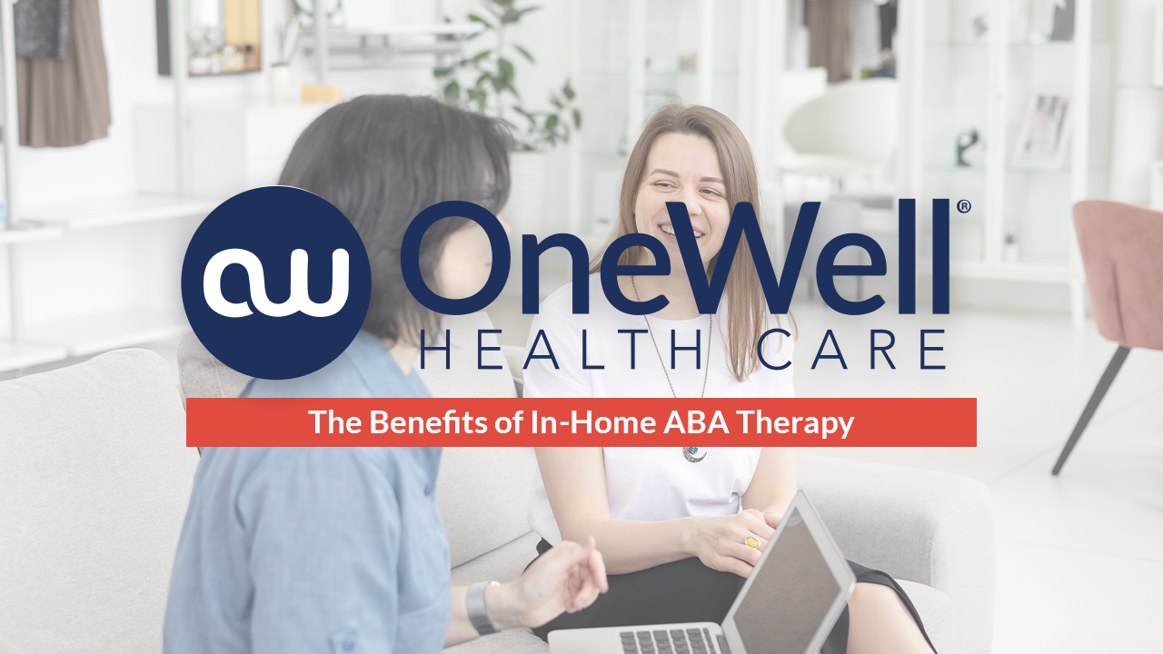 In-Home ABA Therapy: two women sitting on a couch talking to each other