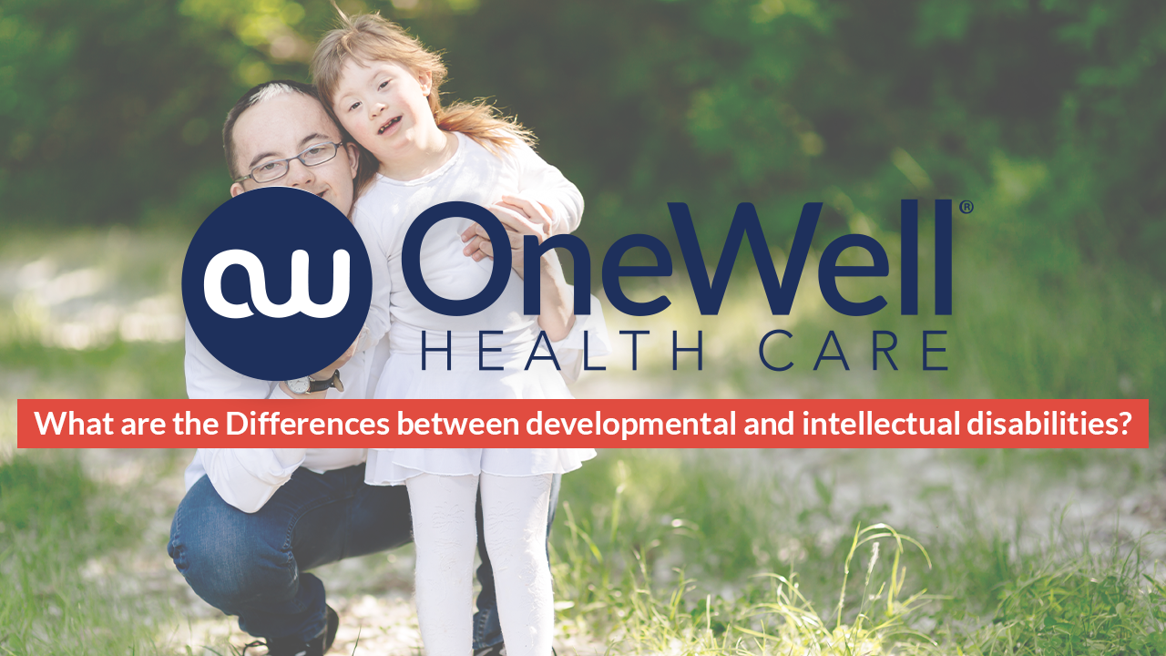 What are the differences between intellectual and developmental disabilities?