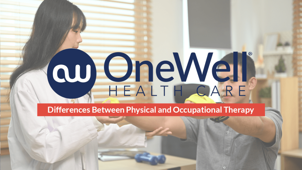 Differences between physical and occupational therapy